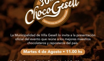 CHOCOGESELL: VILLA GESELL PRESENTAR� LA 30.� EDICI�N DE LA FIESTA EN BUENOS AIRES
